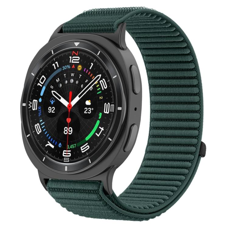 Bracelet de montre xDfind en nylon tissé avec fermeture auto-agrippante, pour Samsung Galaxy Watch8 / 8 Classic