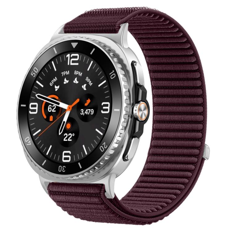 Bracelet de montre xDfind en nylon tissé avec fermeture auto-agrippante, pour Samsung Galaxy Watch8 / 8 Classic