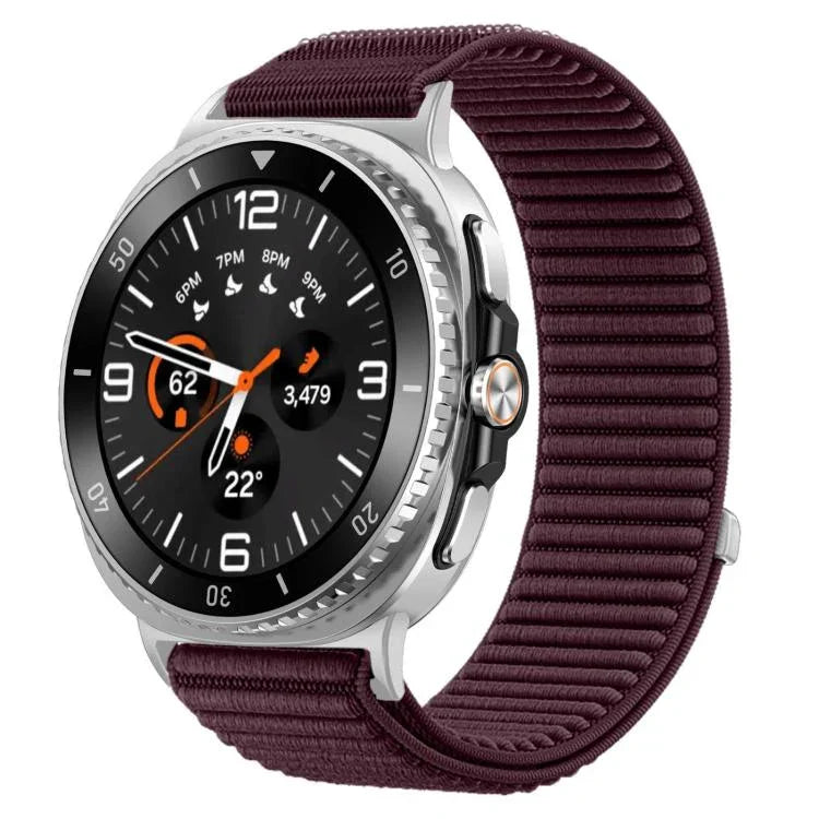Bracelet de montre xDfind en nylon tissé avec fermeture auto-agrippante, pour Samsung Galaxy Watch8 / 8 Classic