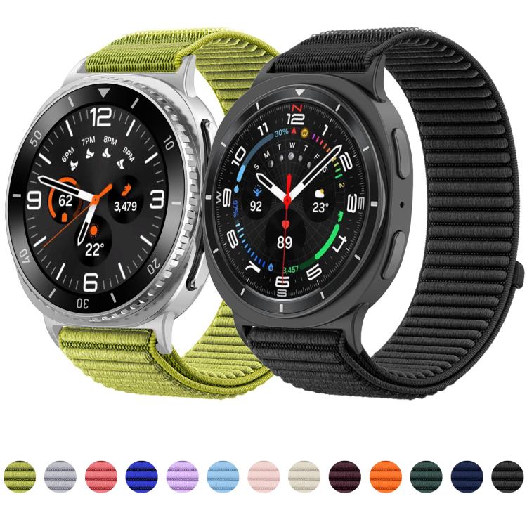 Bracelet de montre xDfind en nylon tissé avec fermeture auto-agrippante, pour Samsung Galaxy Watch8 / 8 Classic