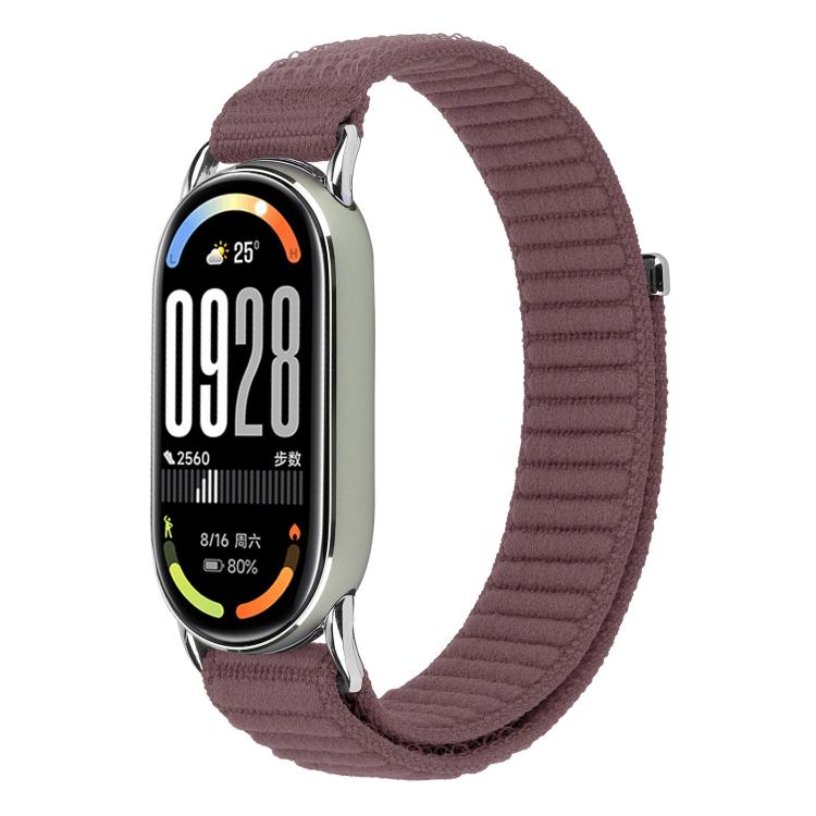 xDfind Woven Nylon Hook And Loop Fastener Watch Band, For Xiaomi Smart Band 10 / 9 / 8
