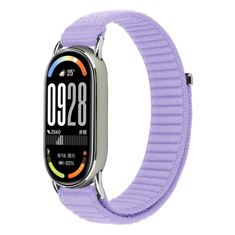 xDfind Woven Nylon Hook And Loop Fastener Watch Band, For Xiaomi Smart Band 10 / 9 / 8