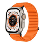 Bracelet de montre xDfind en nylon tissé avec fermeture auto-agrippante, compatible avec Apple Watch 42/44/45/46/49 mm et Apple Watch 38/40/41/S10 42 mm.