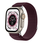 Bracelet de montre xDfind en nylon tissé avec fermeture auto-agrippante, compatible avec Apple Watch 42/44/45/46/49 mm et Apple Watch 38/40/41/S10 42 mm.