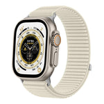 Bracelet de montre xDfind en nylon tissé avec fermeture auto-agrippante, compatible avec Apple Watch 42/44/45/46/49 mm et Apple Watch 38/40/41/S10 42 mm.
