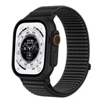 Bracelet de montre xDfind en nylon tissé avec fermeture auto-agrippante, compatible avec Apple Watch 42/44/45/46/49 mm et Apple Watch 38/40/41/S10 42 mm.