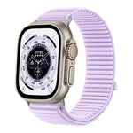 Bracelet de montre xDfind en nylon tissé avec fermeture auto-agrippante, compatible avec Apple Watch 42/44/45/46/49 mm et Apple Watch 38/40/41/S10 42 mm.