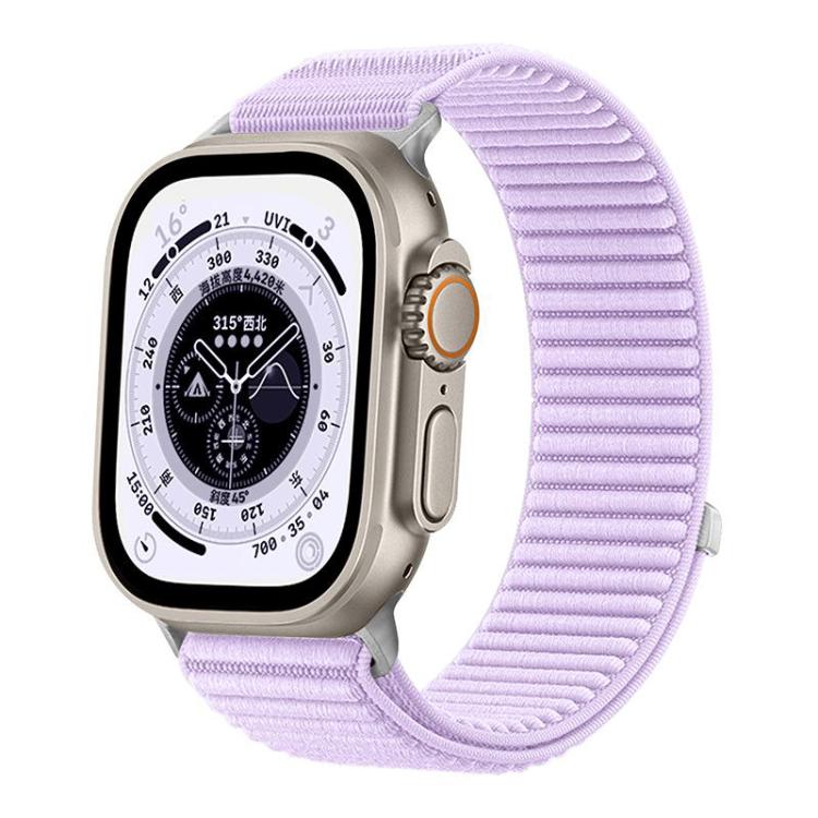 Bracelet de montre xDfind en nylon tissé avec fermeture auto-agrippante, compatible avec Apple Watch 42/44/45/46/49 mm et Apple Watch 38/40/41/S10 42 mm.