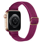 Bracelet de montre élastique en nylon xDfind avec boucle échelle, pour Apple Watch 42/44/45/46/49 mm et Apple Watch 38/40/41/S10 42 mm.