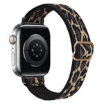 Bracelet de montre élastique en nylon xDfind avec boucle échelle, pour Apple Watch 42/44/45/46/49 mm et Apple Watch 38/40/41/S10 42 mm.