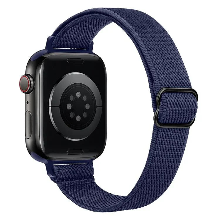 Bracelet de montre élastique en nylon xDfind avec boucle échelle, pour Apple Watch 42/44/45/46/49 mm et Apple Watch 38/40/41/S10 42 mm.