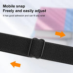 Bracelet de montre élastique en nylon xDfind avec boucle échelle, pour Apple Watch 42/44/45/46/49 mm et Apple Watch 38/40/41/S10 42 mm.