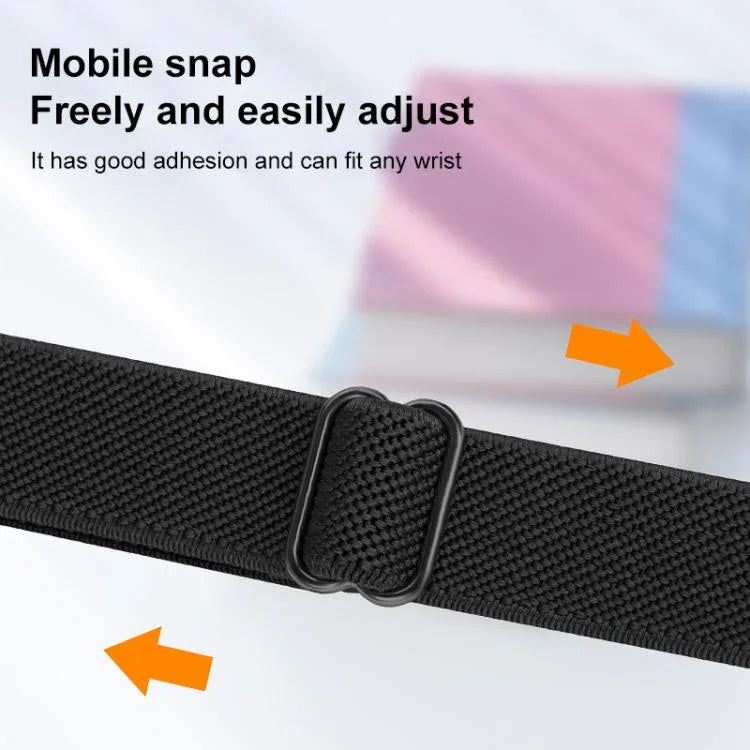 Bracelet de montre élastique en nylon xDfind avec boucle échelle, pour Apple Watch 42/44/45/46/49 mm et Apple Watch 38/40/41/S10 42 mm.