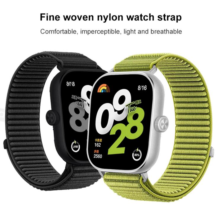 xDfind Woven Nylon Hook And Loop Fastener Watch Band, For Xiaomi Band 9 Pro/8 Pro/Redmi Watch6/5/4