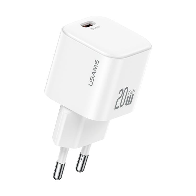 Chargeur rapide mini USAMS CC260 20W GaN USB-C / Type-C, CC260