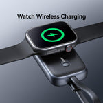 Chargeur sans fil portable pour Apple Watch Series USAMS CD245 1200 mAh avec câble, CD245