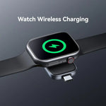 Chargeur sans fil portable pour montre Apple Watch Series USAMS CD247 avec prise USB-C / Type-C, CD247