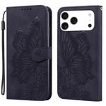 Étui de téléphone en cuir à rabat horizontal avec gaufrage papillons effet rétro, pour iPhone 17 Pro Max, pour iPhone 17 Pro, pour iPhone 17, pour iPhone Air