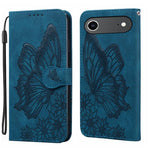 Étui de téléphone en cuir à rabat horizontal avec gaufrage papillons effet rétro, pour iPhone 17 Pro Max, pour iPhone 17 Pro, pour iPhone 17, pour iPhone Air