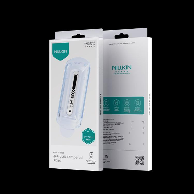 Film en verre trempé NILLKIN H+Pro AR, Pour iPhone 17 Pro Max, Pour iPhone 17 Pro, Pour iPhone 17, Pour iPhone Air, Pour iPhone 16 Pro