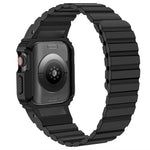 Bracelet de montre magnétique en silicone xDfind avec protection intégrée, compatible avec les Apple Watch 42/44/45 mm, Apple Watch Series 10/11 46 mm, Apple Watch Series 10/11 42 mm, Apple Watch Ultra 3/2/1 49 mm et Apple Watch 38/41 mm.