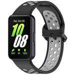 Bracelet de montre xDfind bicolore en silicone respirant, pour Samsung Galaxy Fit 3