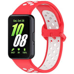 Bracelet de montre xDfind bicolore en silicone respirant, pour Samsung Galaxy Fit 3