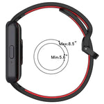 Bracelet de montre xDfind bicolore en silicone respirant, pour Samsung Galaxy Fit 3