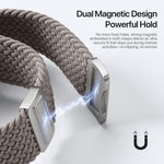 Bracelet DUX DUCIS Mixture Ultra Series en nylon tressé avec boucle magnétique, pour Apple Watch 38/40/41/S10 42 mm