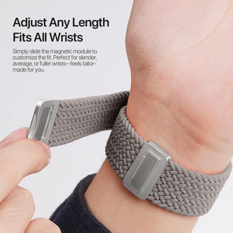 Bracelet DUX DUCIS Mixture Ultra Series en nylon tressé avec boucle magnétique, pour Apple Watch 38/40/41/S10 42 mm