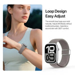 Bracelet DUX DUCIS Mixture Ultra Series en nylon tressé avec boucle magnétique, pour Apple Watch 38/40/41/S10 42 mm