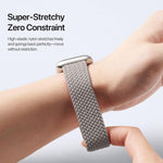 Bracelet DUX DUCIS Mixture Ultra Series en nylon tressé avec boucle magnétique, pour Apple Watch 38/40/41/S10 42 mm
