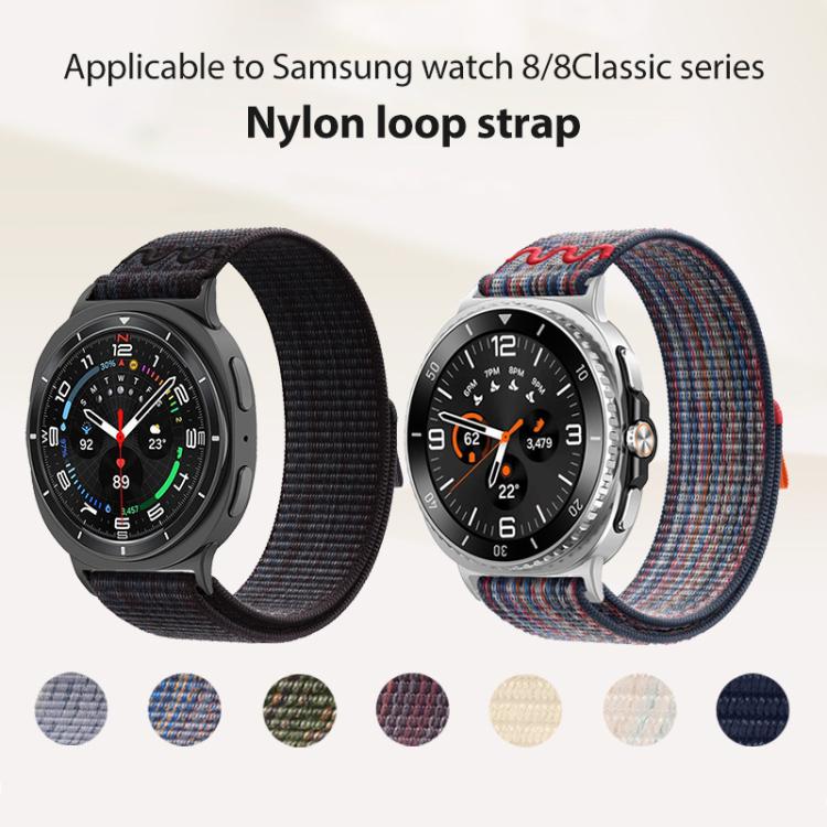 xDfind Nylon Hook and Loop Fastener Watch Band, For Galaxy Watch9 / 8 / 8 Classic