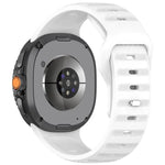 Bracelet de montre en silicone à boucle à clous argentés avec points ronds xDfind, pour Samsung Galaxy Watch Ultra/Ultra 2025, pour Samsung Galaxy Watch8/8 Classic