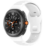 Bracelet de montre en silicone à boucle à clous argentés avec points ronds xDfind, pour Samsung Galaxy Watch Ultra/Ultra 2025, pour Samsung Galaxy Watch8/8 Classic