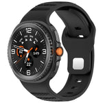 Bracelet de montre en silicone à boucle à clous argentés avec points ronds xDfind, pour Samsung Galaxy Watch Ultra/Ultra 2025, pour Samsung Galaxy Watch8/8 Classic