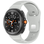 Bracelet de montre en silicone à boucle à clous argentés avec points ronds xDfind, pour Samsung Galaxy Watch Ultra/Ultra 2025, pour Samsung Galaxy Watch8/8 Classic