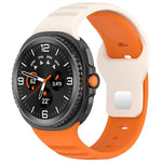 Bracelet de montre en silicone à boucle à clous argentés avec points ronds xDfind, pour Samsung Galaxy Watch Ultra/Ultra 2025, pour Samsung Galaxy Watch8/8 Classic