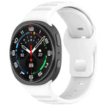 Bracelet de montre en silicone à boucle à clous argentés avec points ronds xDfind, pour Samsung Galaxy Watch Ultra/Ultra 2025, pour Samsung Galaxy Watch8/8 Classic