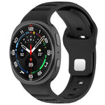 Bracelet de montre en silicone à boucle à clous argentés avec points ronds xDfind, pour Samsung Galaxy Watch Ultra/Ultra 2025, pour Samsung Galaxy Watch8/8 Classic