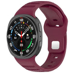 Bracelet de montre en silicone à boucle à clous argentés avec points ronds xDfind, pour Samsung Galaxy Watch Ultra/Ultra 2025, pour Samsung Galaxy Watch8/8 Classic
