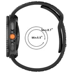 Bracelet de montre en silicone à boucle à clous argentés avec points ronds xDfind, pour Samsung Galaxy Watch Ultra/Ultra 2025, pour Samsung Galaxy Watch8/8 Classic