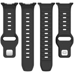 Bracelet de montre en silicone à boucle à clous argentés avec points ronds xDfind, pour Samsung Galaxy Watch Ultra/Ultra 2025, pour Samsung Galaxy Watch8/8 Classic