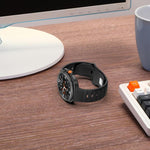 Bracelet de montre en silicone à boucle à clous argentés avec points ronds xDfind, pour Samsung Galaxy Watch Ultra/Ultra 2025, pour Samsung Galaxy Watch8/8 Classic