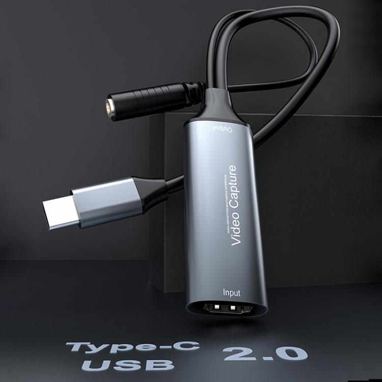 Carte de capture vidéo HD U2 4K 30Hz HDMI vers Type-C avec mixeur micro