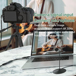 Carte de capture vidéo HD U2 4K 30Hz HDMI vers Type-C avec mixeur micro