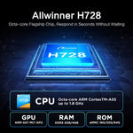 Boîtier Smart TV Tanix TX7 8K UHD Android 14 avec télécommande, Allwinner H728 Octa-Core, 2GB+16GB, 4GB+32GB, 4GB+64GB
