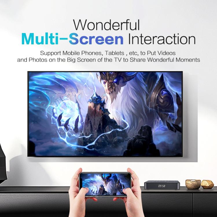 Boîtier Smart TV Tanix TX7 8K UHD Android 14 avec télécommande, Allwinner H728 Octa-Core, 2GB+16GB, 4GB+32GB, 4GB+64GB
