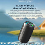 Enceinte Bluetooth portable extérieure RGB Zealot M2 8W, avec 2 micros, avec 1 micro