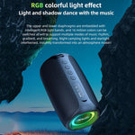 Enceinte Bluetooth portable extérieure RGB Zealot M2 8W, avec 2 micros, avec 1 micro